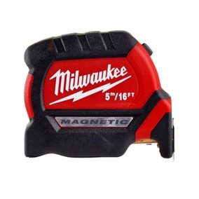 Milwaukee Hand Tools - GEN III Magnetic Tape Measure 5m/16ft (Width 27mm)