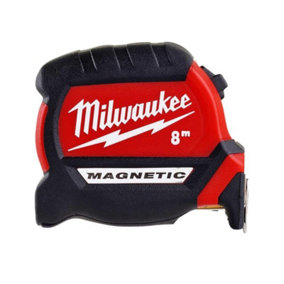 Milwaukee Hand Tools - GEN III Magnetic Tape Measure 8m (Width 27mm) (Metric only)