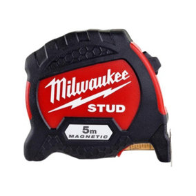 Milwaukee Hand Tools - STUD™ II Magnetic Tape Measure 5m (Width 33mm) (Metric only)