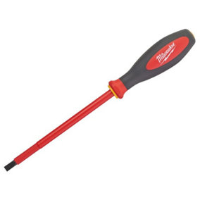 Milwaukee Hand Tools - VDE Slotted Screwdriver 6.5 x 150mm