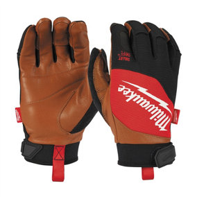 Milwaukee - Hybrid Leather Gloves - 9/Large - 1 Piece