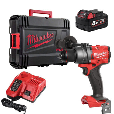 Buy Milwaukee M18FPD3 FUEL Gen4 Brushless Combi Drill 18V M18B5 Battery ...