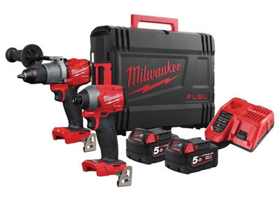 Milwaukee M18FPP2A2 502X Fuel Gen 3 Twin Pack DIY at B Q