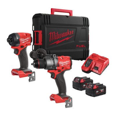 Milwaukee M18FPP2A3 FUEL Gen 4 Twin Pack Brushless Combi Impact