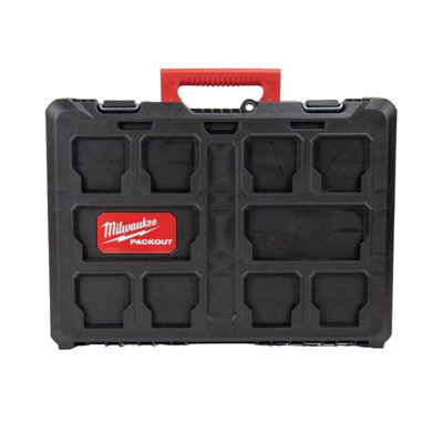 Milwaukee PACKOUT Case 3 Drill Impact Wrench Grinder Top Case Tool Storage Box