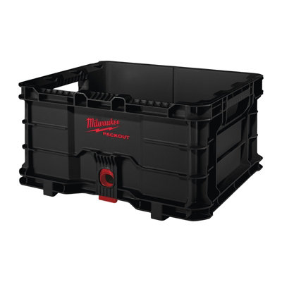 Milwaukee PACKOUT Open Tool Crate Box Organiser Stackable Storage ...