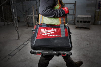 Milwaukee PACKOUT Slim Organiser Stacking Tool Fixings Case IP65 4932471064