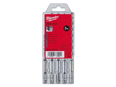 Milwaukee Power Tools SDS Plus M2 Drill Bit 2 Cut Set, 5 Piece DIY
