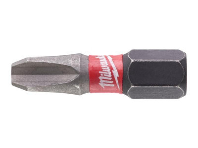 Milwaukee Power Tools - SHOCKWAVE Impact Duty Bits PH3 x 25mm (Pack 2 ...