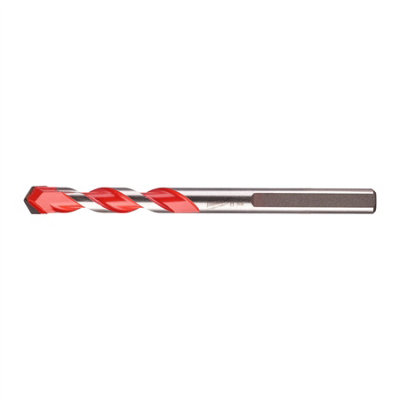 Milwaukee - Premium Concrete Drill Bit - 3 Flat Shank 8mm x 100mm - 1 Piece