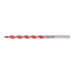 Milwaukee - Premium Concrete Drill Bit - 3 Flat Shank 8mm x 150mm - 1 Piece