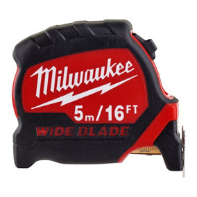 Milwaukee - Premium Wide Blade Tape Measure 5m/16ft