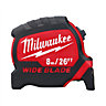 Milwaukee - Premium Wide Blade Tape Measure 8m/26ft