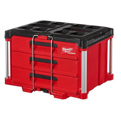 Milwaukee red tool box discount