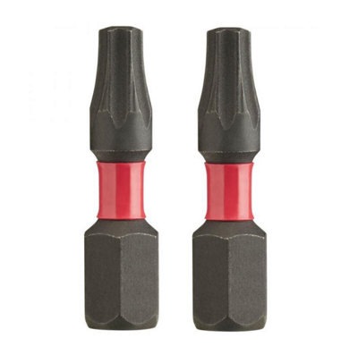 Milwaukee - SHOCKWAVE™ IMPACT DUTY Screwdriver Bits TX20 25mm - 2 Piece