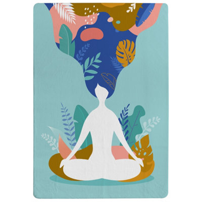 Mindfulness, Meditation And Yoga Designer Special Soft Home Rug