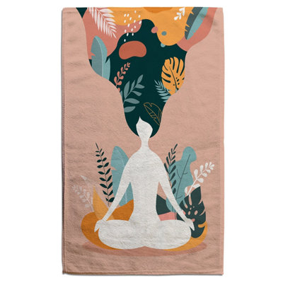 mindfulness, meditation and yoga Woman (Bath Towel) / Default Title Price Comparisons | Compare The Build