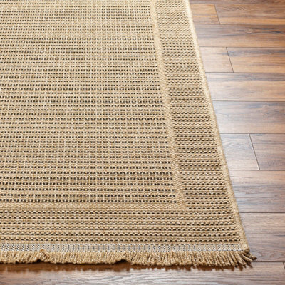 MINDY In- & Outdoor Cottage Jute-Look Beige Area Rug 160 x 213 cm
