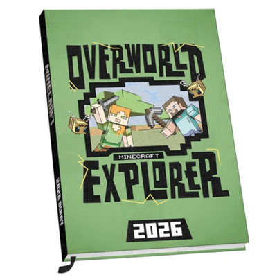 Minecraft 2026 A5 Diary Green (One Size)
