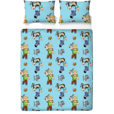 Minecraft Adventures Reversible Duvet Set Multicoloured (Double)