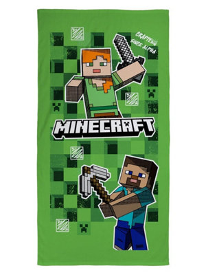 Minecraft Alpha Towel 100% Cotton