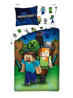 Minecraft Arrow Single 100% Cotton Duvet Cover Set - European Size