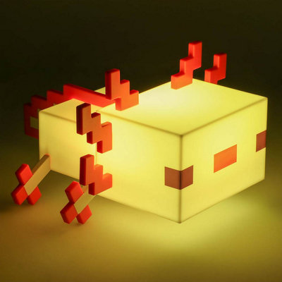 Minecraft Axolotl Cordless Table Light