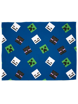 Minecraft plush throw online blanket