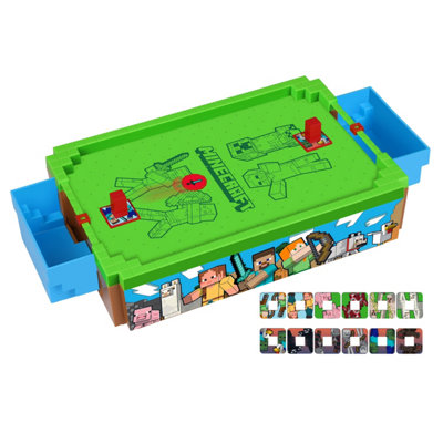 Minecraft Mini Arcade Air Hockey Table - Overworld Mini Series