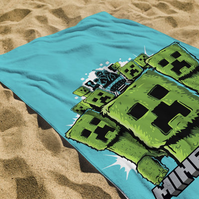 Minecraft Movie 100% Cotton Towel