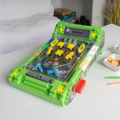 Minecraft Pinball Machine With Dazzling LED Fun