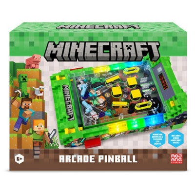 Minecraft Pinball Machine With Dazzling LED Fun