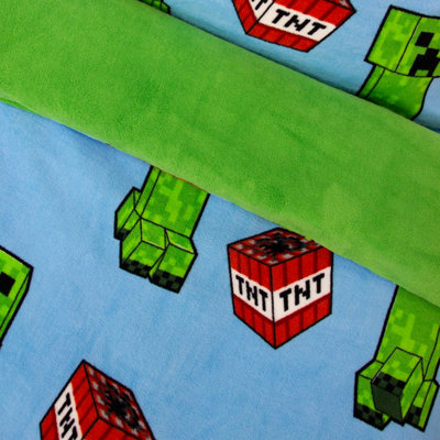 Minecraft Warmer Single Fleece Duvet