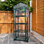 Mini 130cm Tall 4 Shelves / Tiers Garden Greenhouse Green House