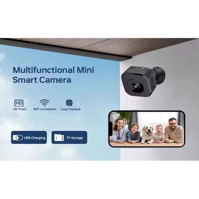 Mini 6K WiFi Security Camera Full HD Wireless CCTV Cam Motion Detection ...