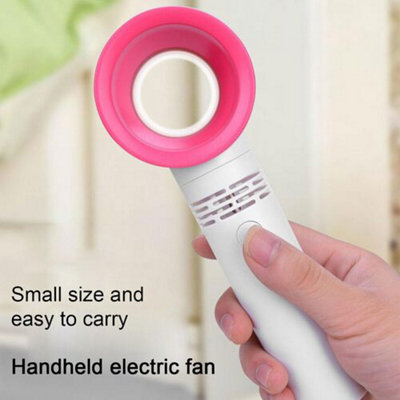 Mini Bladeless Cooler Fan - Rechargeable USB, Suitable For Summer, Use At Home, Office, Travel & Outdoors