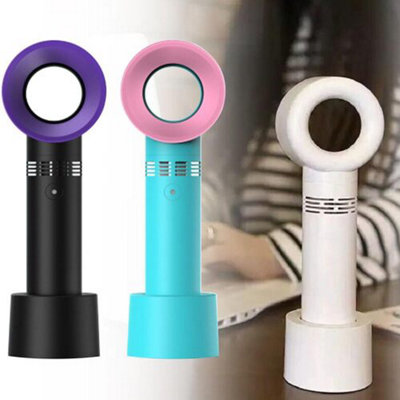 Mini Portable Fan With LED Display - Rechargeable Pocket Fan For Travel, 5 Speeds, 2000mAh Battery