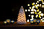 Mini Christmas LED Glitter Tree Decoration