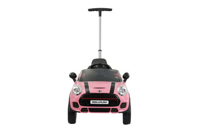 Mini Cooper Play Push Car Pink