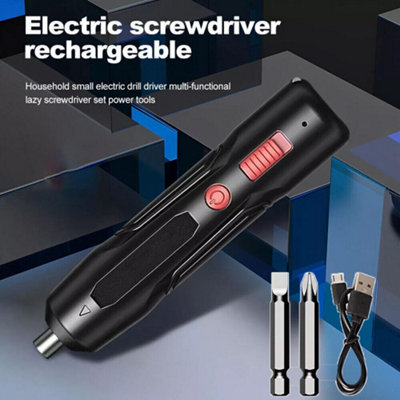 Mini Cordless Electric Screwdriver Drill with USB Charging