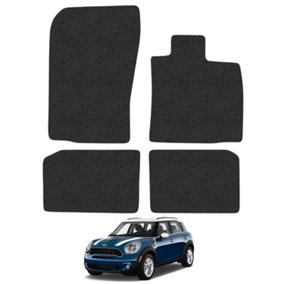 Mini Countryman R60 2010-2016 Car Floor Mats Carpet Tailored Fit 4pcs Set Black