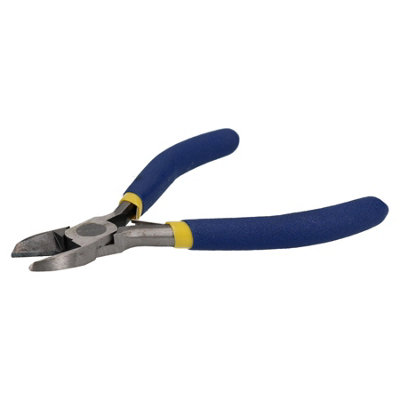 thumbnail image 2 of 5" Mini Diagonal Side Cutter Pliers – Jewelry Making, Beading, Chrome, Comfort Grip 2 of 5