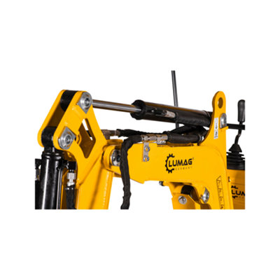Mini Digger with ROPS 600KG Micro digger Incudes accessories Lumag MB600