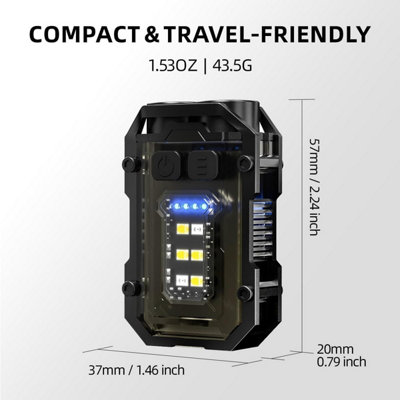 blukar flashlight rechargeable Pocket-Size LED Flashlight, Rechargeable, Adjustable Focus 4 modes and zoomable beam for camping Blukar Flashlight Rechargeable 2 Packs,