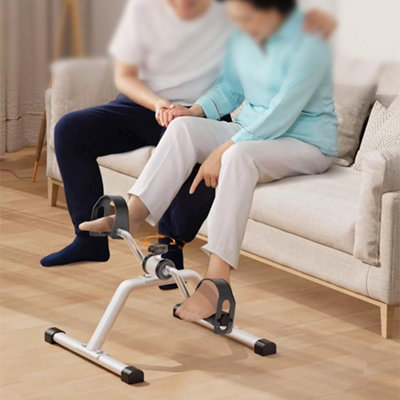Mini Exercise Bike Portable Pedal Exerciser Resistance Cycle Indoor Gym ...