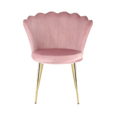 Mini Flora - Pair of Dining Chairs - Velvet Upholstery with Floral ...