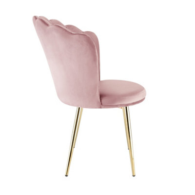 Mini Flora - Pair of Dining Chairs - Velvet Upholstery with Floral ...