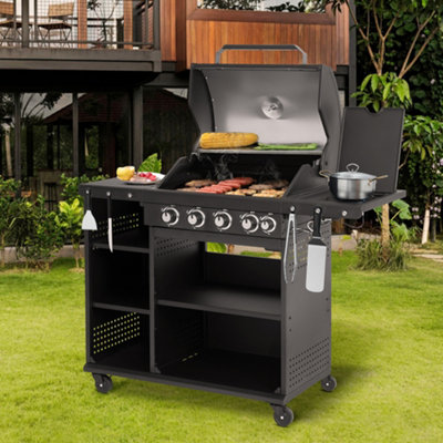 Mini Gas 4 Burner BBQ Outdoor Kitchen Style - 3