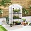 Mini Greenhouse 3 Tier Small Garden Grow House Reinforced PE