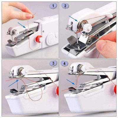 Mini Handheld Sewing Machine Cordless Portable Clothes Stitching Tool